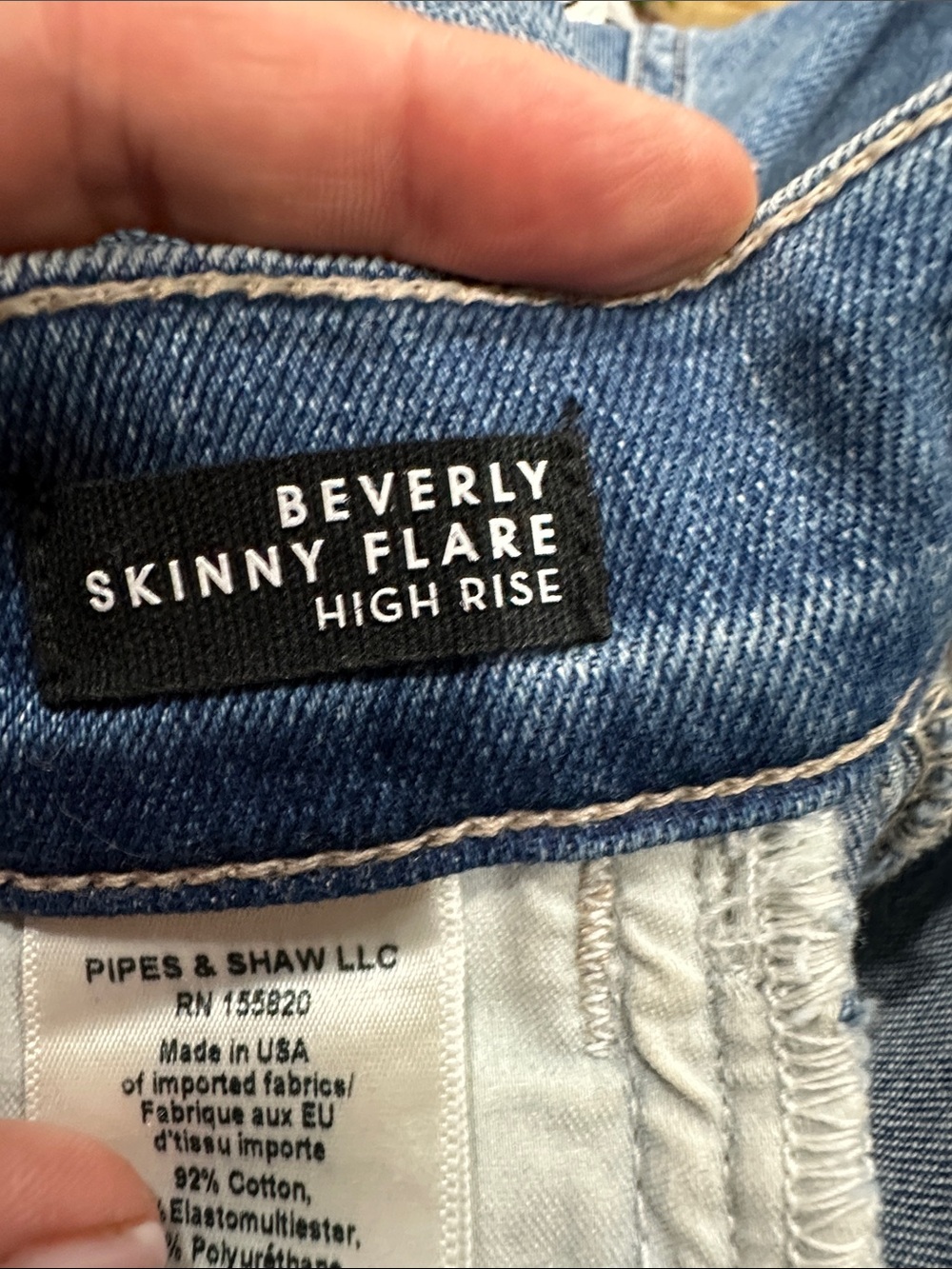 Veronica Beard Beverly skinnyFlare high rise Jeans - Picture 6 of 6